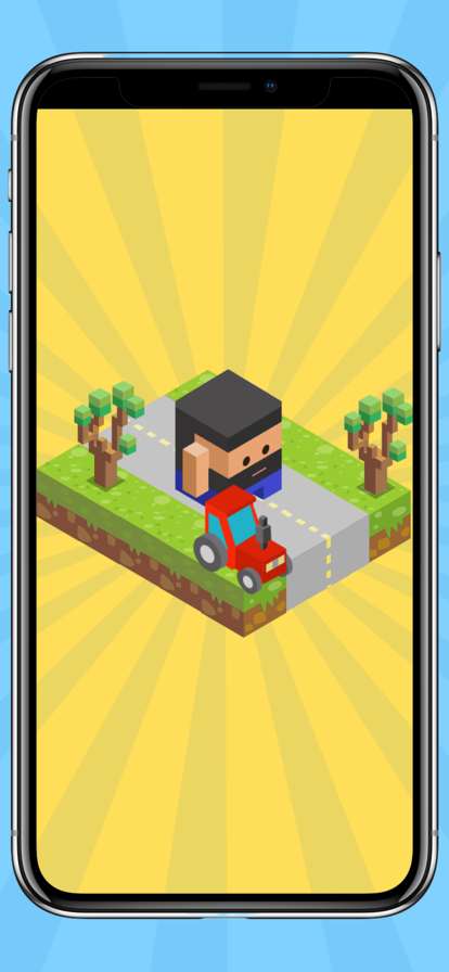 Crossy Blocky: Cross The Roadios版0