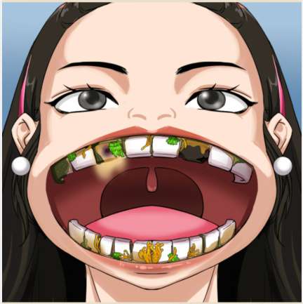 整个活吧帮美女修复牙齿怎么过关