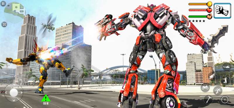 飞行机器人汽车改造ios版0