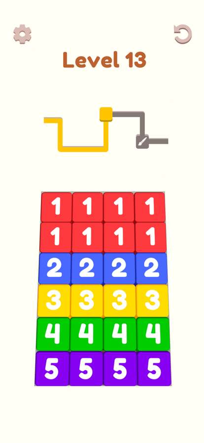 123 Cubes Number: Merge Gameios版2