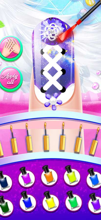 美甲游戏: 化妆美甲美甲设计修指甲美甲师ios版2