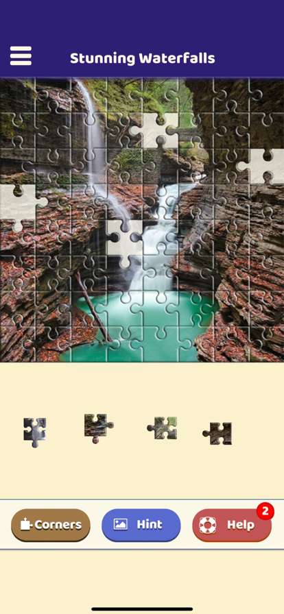 Stunning Waterfalls Puzzleios版4