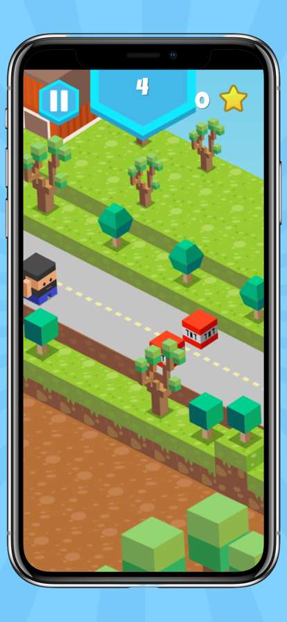 Crossy Blocky: Cross The Roadios版3