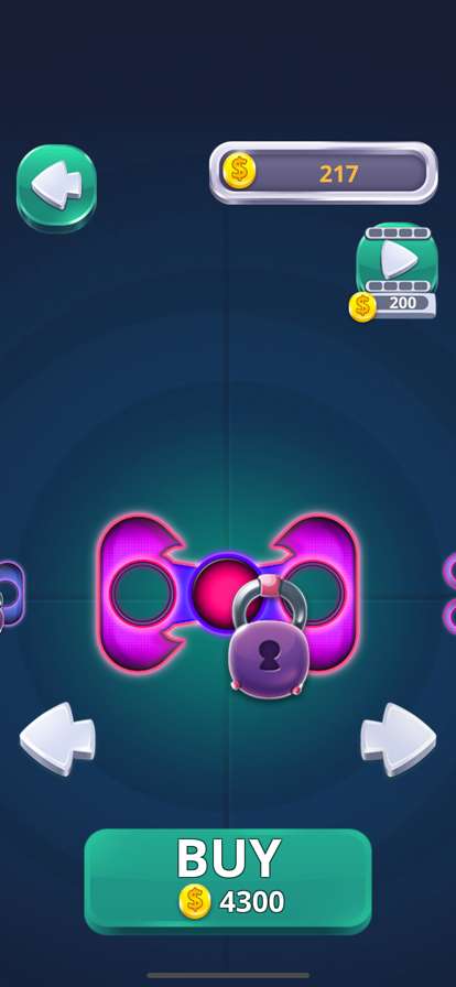 Fidget Neon Spinnerios版2