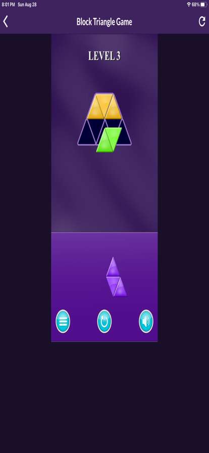 Triangle Block Puzzle Tangramios版7