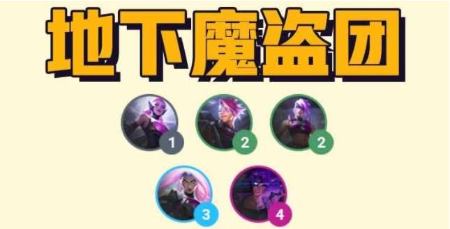 金铲铲之战s8地下魔盗团怎么玩 s8金铲铲之战地下魔盗团阵容搭配玩法详情