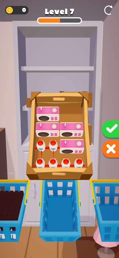 填充和整理橱柜游戏 3Dios版1