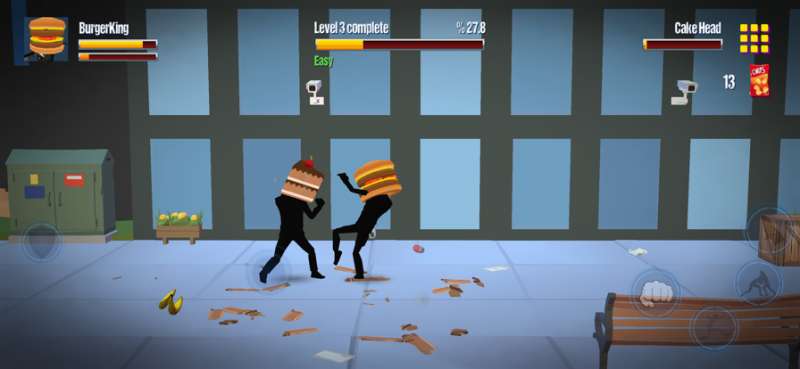 Stickman Street: Food Fighterios版6