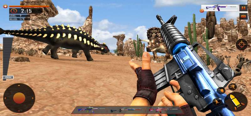 Wild Dinosaur Hunter:Zoo Gamesios版1