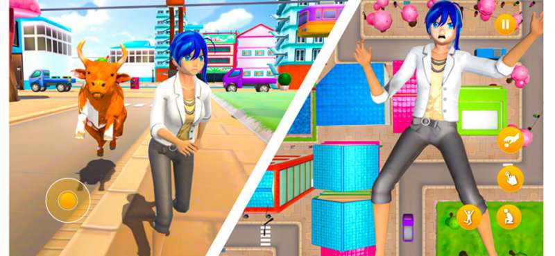 Sakura School Girl Sim Pranksios版0