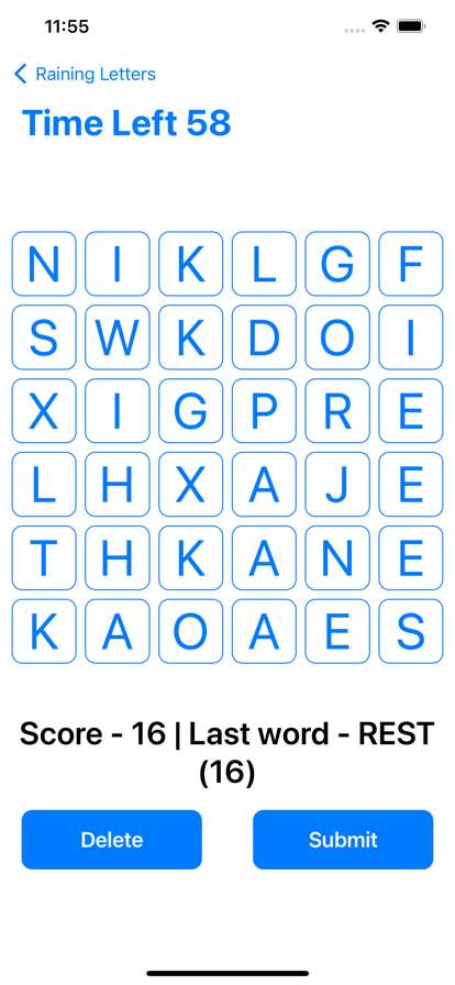 Raining Letters Word Gameios版3