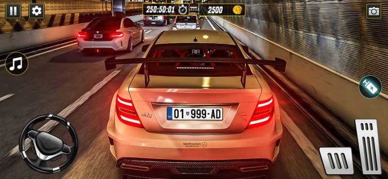 汽车驾驶学校游戏 3D:2024 年汽车驾驶游戏中的真实赛车ios版1