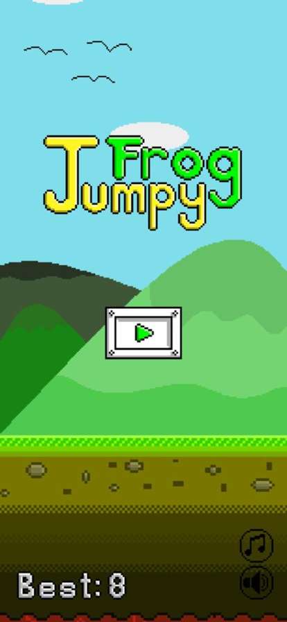 Jumpy Frog 8 bitios版0