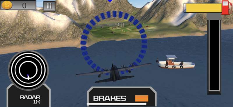 去飞机飞行员飞行模拟器 3d:城市飞机飞行游戏ios版0