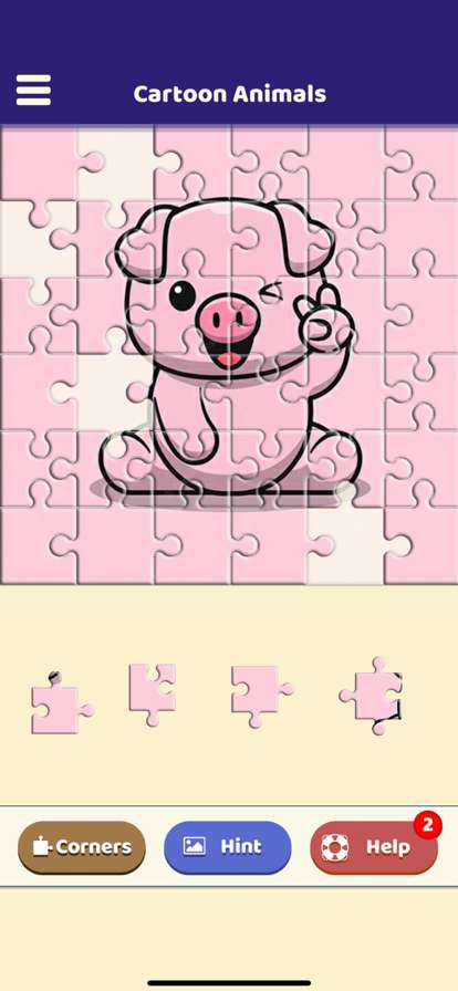 Cartoon Animals Puzzleios版3