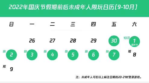 英雄联盟手游国庆时间安排 英雄联盟手游国庆防沉迷介绍2022