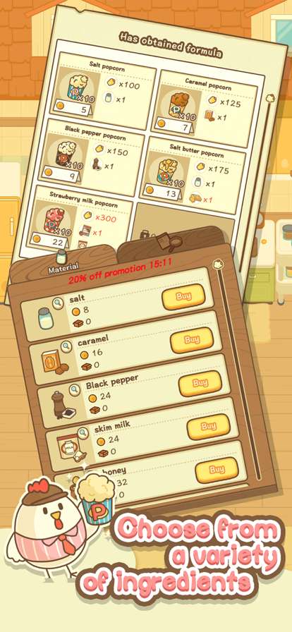 Chicks & Popcornios版3