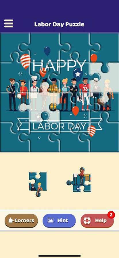 Labor Day Puzzleios版1