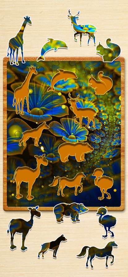 动物拼图, 魔术积木ios版3