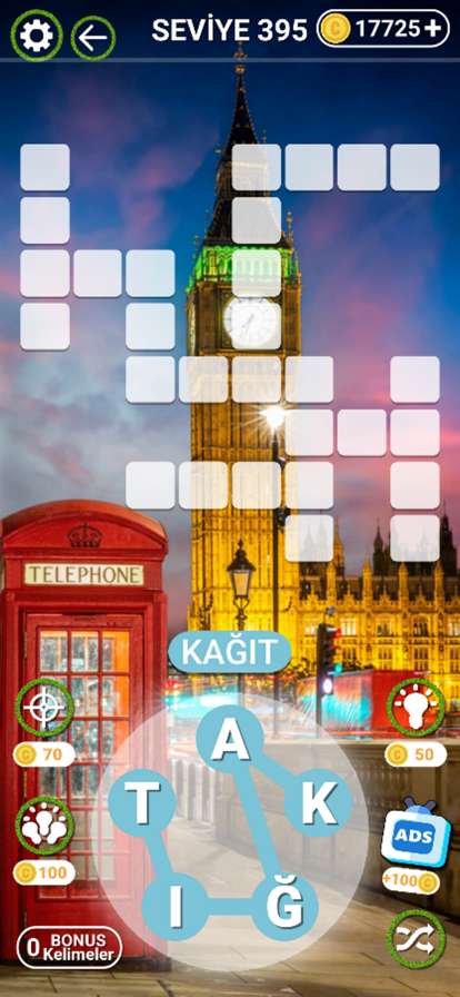 Seyyar Kelime Bulmaca Oyunuios版1