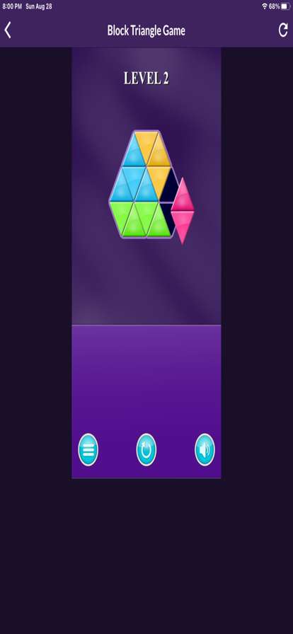 Triangle Block Puzzle Tangramios版6