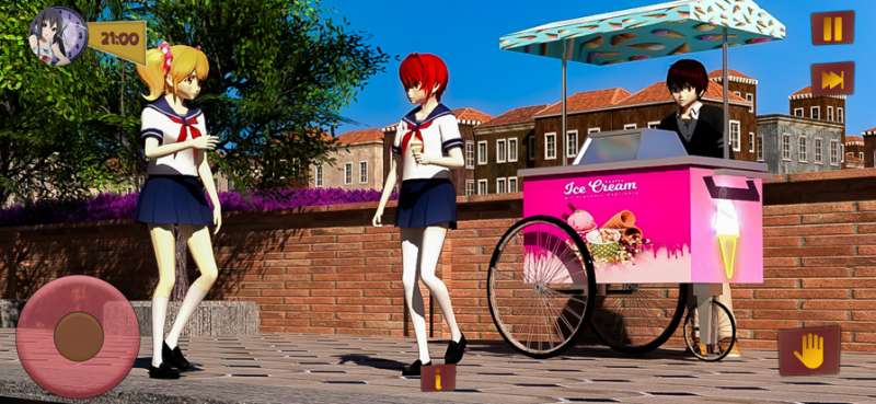 动漫高中樱花少女ios版1