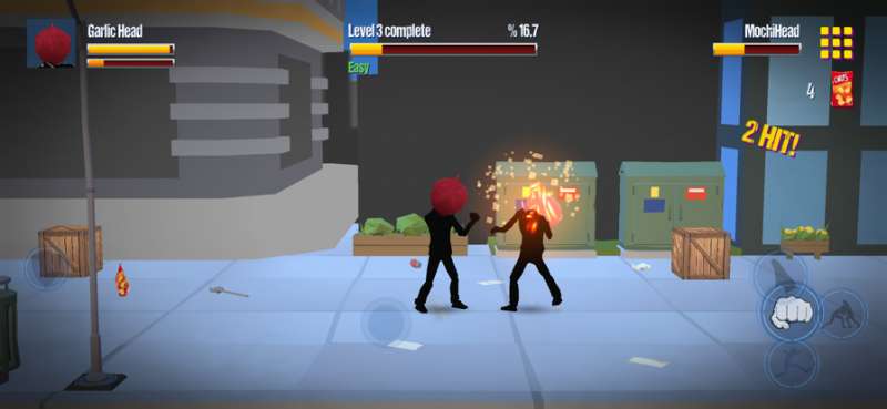 Stickman Street: Food Fighterios版7