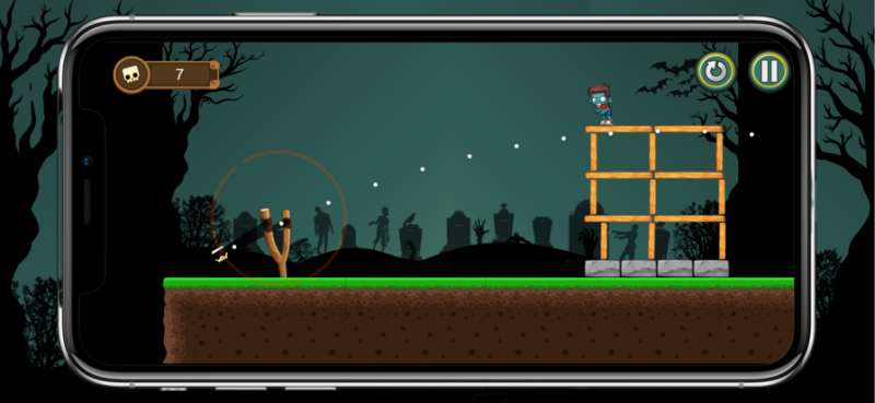 Zombie Town: 2D physicsios版2