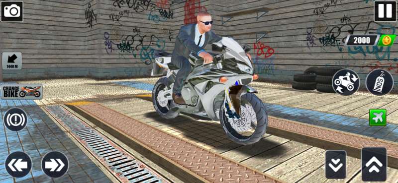Flying Bike: Taxi Simulatorios版5