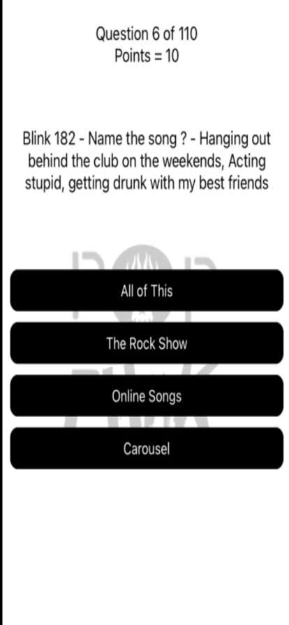 Pop Punk Quizios版1