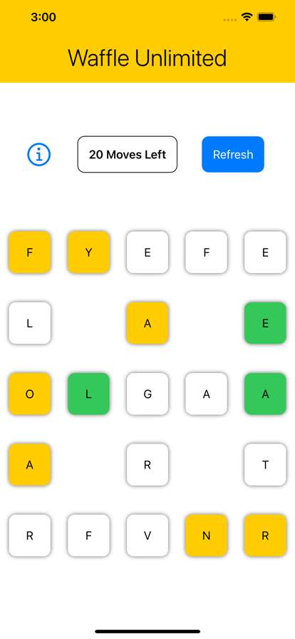 Waffle Unlimited Word Gameios版0