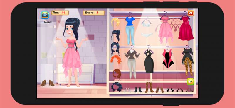 Dress Up Coloring Dots linesios版3