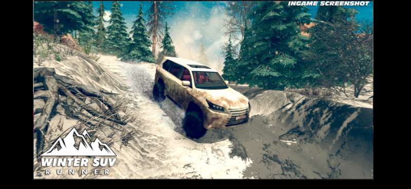 Winter SUV Mountains Runnerios版0