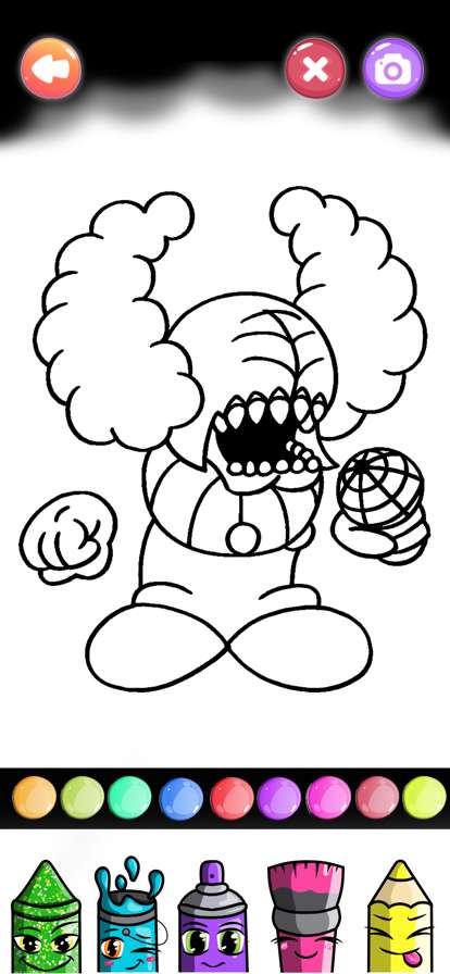 Coloring : Dance Battle Nightios版0