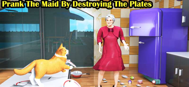 Cat and Maid 3 Prank Cat Gameios版0