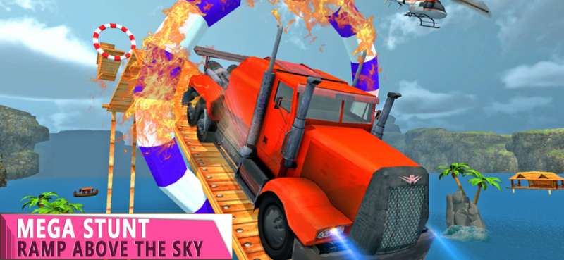 卡车特技跳跃驾驶ios版0