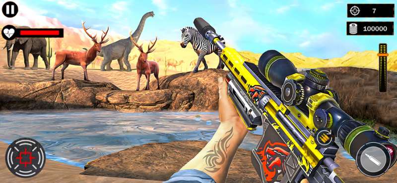 野鹿狙击手射击3Dios版3