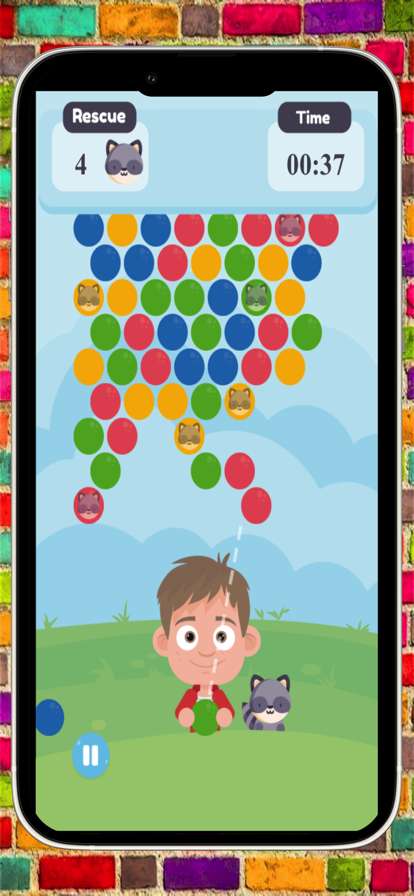 Pop Bubble: Raccoon\'s Shooterios版2