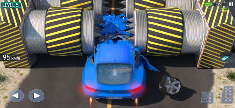 车祸和破模拟器3D游戏:跑车开车游戏ios版1