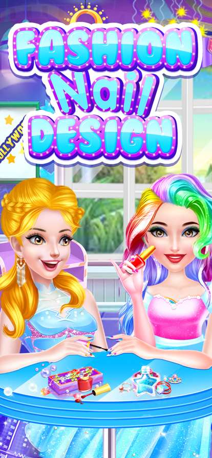 美甲游戏: 化妆美甲美甲设计修指甲美甲师ios版0
