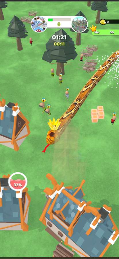 Snake Game : Green Anacondaios版0