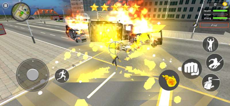 Flying Spider Hero: Crime Cityios版4