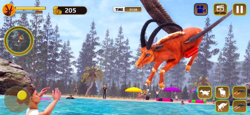 可怕的山羊荒野生活模擬ios版3