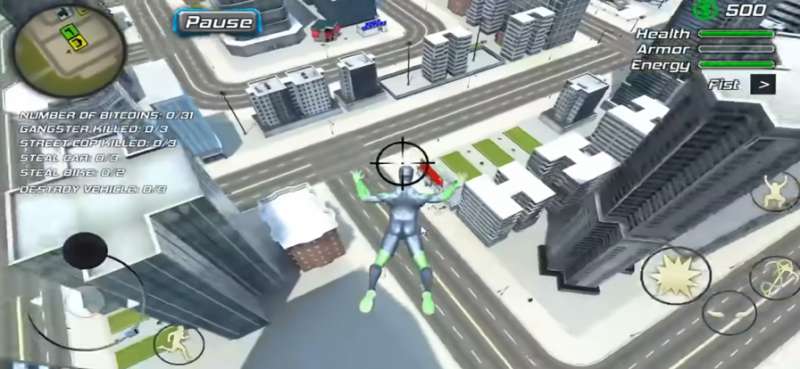 Spider Rope Flying City Heroios版5
