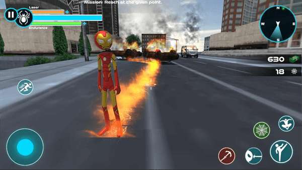 蜘蛛火柴人绳索英雄0