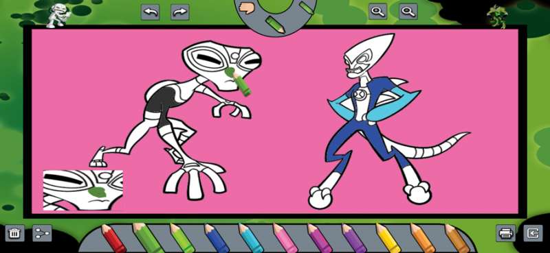 Ben Alien 10 Coloringsios版6