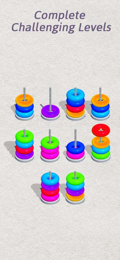 Hoop Sort Puzzleios版1