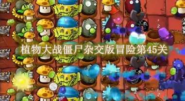 植物大战僵尸杂交版冒险第45关怎么过关
