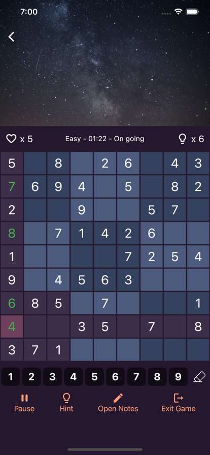 数独迷:九宫格数字逻辑解谜益智游戏ios版1