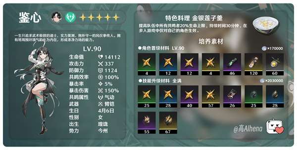 鸣潮鉴心培养素材整理一览